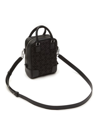 细节 - 点击放大 - LOEWE - AMAZONA 15 LOGO 提花拼接真皮手提包