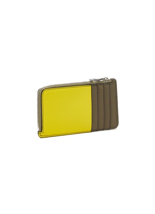 细节 - 点击放大 - LOEWE - LOGO拼色真皮零钱包