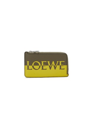 首图 - 点击放大 - LOEWE - LOGO拼色真皮零钱包