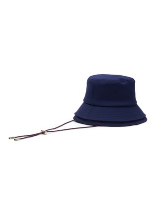 模特儿示范图 - 点击放大 - SACAI - 双层帽檐渔夫帽