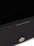 细节 - 点击放大 - ALEXANDER MCQUEEN - FOUR RING LEATHER CLUTCH