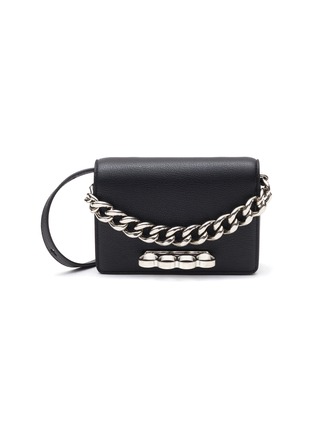 首图 - 点击放大 - ALEXANDER MCQUEEN - FOUR RING LEATHER CLUTCH