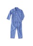 首图 –点击放大 - TEKLA - 儿童款纯棉府绸睡衣套装 — 3-4岁蓝色条纹