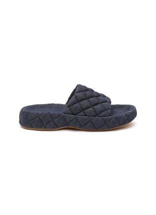 首图 - 点击放大 - BOTTEGA VENETA - 绗缝牛仔凉鞋