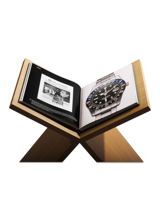 首图 –点击放大 - ASSOULINE - ALLURE BOOKSTAND — CERUSED OAK