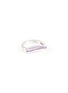首图 - 点击放大 - KAVANT & SHARART - ‘Talay’ Baguette Cut Purple Sapphire 18K White Gold Wave Ring