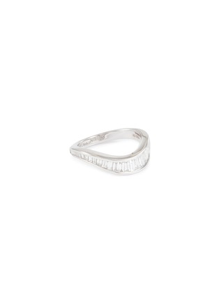 首图 - 点击放大 - KAVANT & SHARART - ‘Talay’ Baguette Cut Diamond 18K White Gold Wave Ring