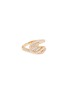 首图 - 点击放大 - KAVANT & SHARART - ‘Talay’ Diamond 18K Rose Gold Mini Wave Ring