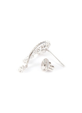 细节 - 点击放大 - KAVANT & SHARART - ‘Talay Wave’ Diamond 18K White Gold Earrings
