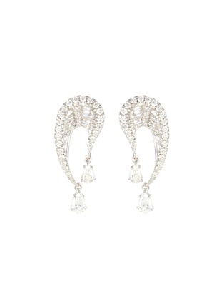 首图 - 点击放大 - KAVANT & SHARART - ‘Talay Wave’ Diamond 18K White Gold Earrings