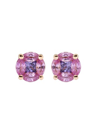 首图 - 点击放大 - KAVANT & SHARART - ‘GeoArt’ Bicoloured Sapphire 18K Rose Gold Earrings