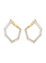 首图 - 点击放大 - KAVANT & SHARART - ‘Origami Link No.5’ Diamond 18K Gold Link Earrings
