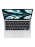 Detail View - 点击放大 - APPLE - 13" MacBook Air M2 Chip 8-Core CPU & 8-Core GPU 8GB, 256GB SSD — Silver