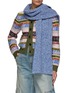 模特儿示范图 - 点击放大 - GANNI - 混纺羊毛针织围巾