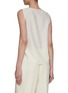 背面 - 点击放大 - ST. JOHN - Sleeveless Scoop Neck Silk Blend Top