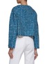 背面 - 点击放大 - ST. JOHN - Chequered Tweed Round Neck Jacket