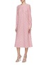 细节 - 点击放大 - ST. JOHN - Tied Waist All Over Print Silk Blend Dress