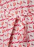  - ST. JOHN - Tied Waist All Over Print Silk Blend Dress