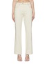 首图 - 点击放大 - ST. JOHN - CONTRAST STITCH HIGH RISE FLARED LEG JEANS