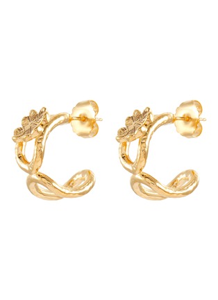 首图 - 点击放大 - AURÉLIE BIDERMANN - SELMA 花卉造型镀金黄铜耳环