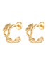 首图 - 点击放大 - AURÉLIE BIDERMANN - SELMA 花卉造型镀金黄铜耳环