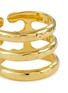 细节 - 点击放大 - AURÉLIE BIDERMANN - ESTEBAN 三层设计镀金黄铜开口戒指