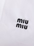  - MIU MIU - LOGO 纯棉短款衬衫