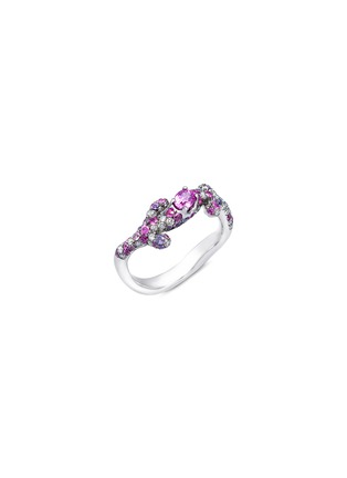 首图 - 点击放大 - MAISONALT - FOREST ALT RIVER 粉色蓝宝石钻石铂金戒指