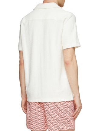 细节 - 点击放大 - LANE CRAWFORD - ORLEBAR BROWN TWIN SET<br>TOWELLING SHORT-SLEEVED SHIRT & GEOMETRIC JACQUARD SHORTS