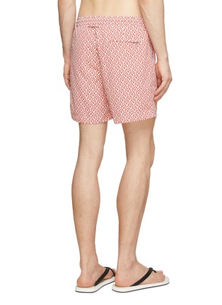  - LANE CRAWFORD - ORLEBAR BROWN TWIN SET<br>TOWELLING SHORT-SLEEVED SHIRT & GEOMETRIC JACQUARD SHORTS