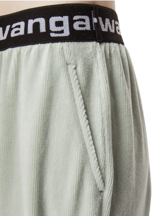  - T BY ALEXANDER WANG - LOGO 混棉灯芯绒长裤