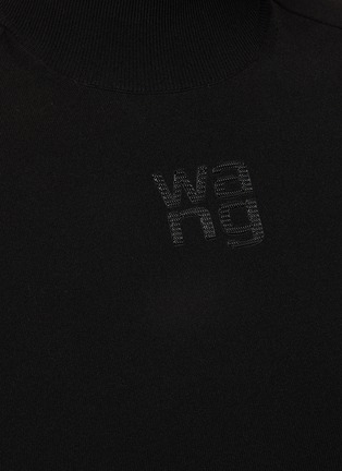  - T BY ALEXANDER WANG - LOGO 高领针织连衣裙