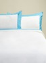  - FRETTE - BOLD 特大双人床拼色围边纯棉四件套 － 奶白色及蓝色