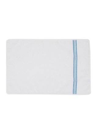 首图 –点击放大 - FRETTE - TRIPLO 纯棉毛巾 — 白色和蓝色