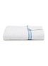 首图 –点击放大 - FRETTE - TRIPLO 纯棉浴巾 — 白色和蓝色