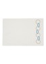 首图 –点击放大 - FRETTE - LINKS 链条刺绣纯棉毛巾 — 白色灰色和蓝色