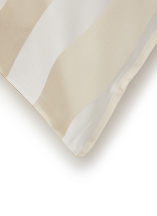 细节 –点击放大 - FRETTE - DUNES 印花纯棉枕套 — 米色及奶白色