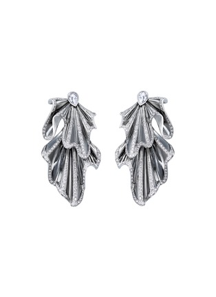 首图 - 点击放大 - MAISONALT - ANGE ALT BLANC ANGE 钻石点缀 18K 白金翅膀造型耳环