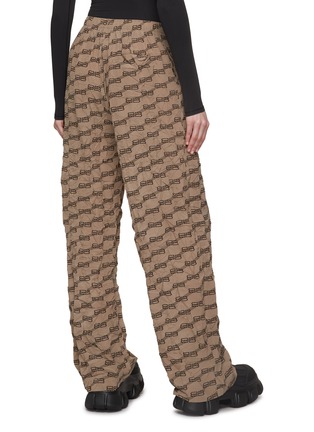 背面 - 点击放大 - BALENCIAGA - LOGO 交织图案真丝居家长裤