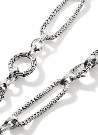 细节 - 点击放大 - JOHN HARDY - ‘CLASSIC CHAIN’ STERLING SILVER KNIFE EDGE NECKLACE