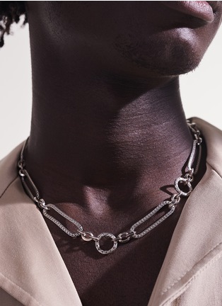 细节 - 点击放大 - JOHN HARDY - ‘CLASSIC CHAIN’ STERLING SILVER KNIFE EDGE NECKLACE