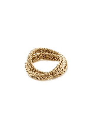 首图 - 点击放大 - JOHN HARDY - ‘Classic Chain’ Kami 14K Gold Crossed Chain Ring