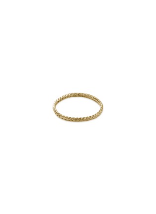 首图 - 点击放大 - JOHN HARDY - ‘Classic Chain’ 18K Gold Braided Chain Ring