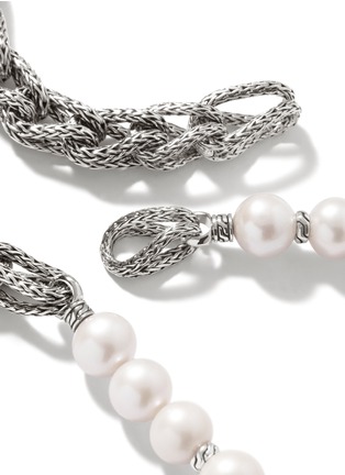 细节 - 点击放大 - JOHN HARDY - ‘ASLI CLASSIC CHAIN’ FRESHWATER PEARL STERLING SILVER CHAIN NECKLACE