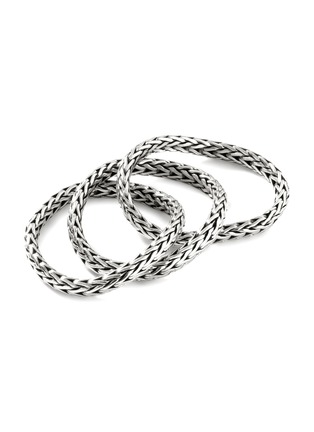 细节 - 点击放大 - JOHN HARDY - ‘CLASSIC CHAIN’ KAMI STERLING SILVER MINI CHAIN RING