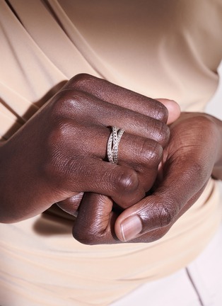 细节 - 点击放大 - JOHN HARDY - ‘CLASSIC CHAIN’ KAMI STERLING SILVER MINI CHAIN RING