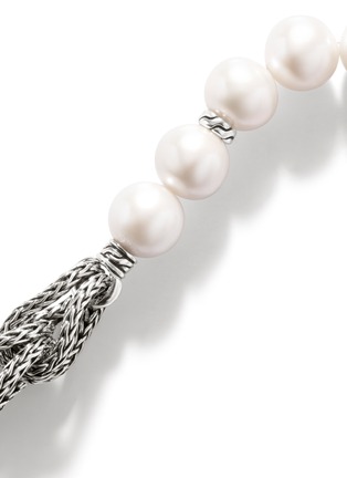 细节 - 点击放大 - JOHN HARDY - ‘CLASSIC CHAIN’ ASLI PEARL STERLING SILVER CHAIN LINK BRACELET