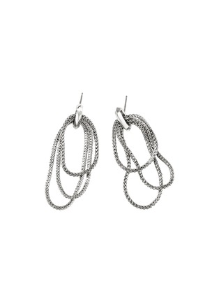 首图 - 点击放大 - JOHN HARDY - ‘Classic Chain’ Silver Multi Chain Hoop Earrings