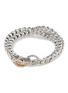 首图 - 点击放大 - JOHN HARDY - ‘Legends Naga’ Sapphire 18K Gold Silver Double Wrap Bracelet