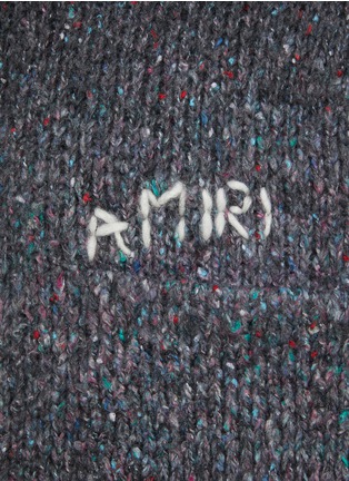  - AMIRI - 银河段染羊毛针织开衫